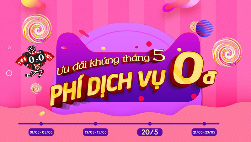 Nhiều chương trình ưu đãi miễn phí phí dịch vụ