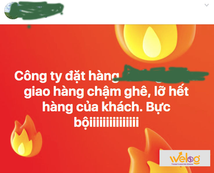 Công ty vận chuyển Taobao giao hàng chậm trễ
