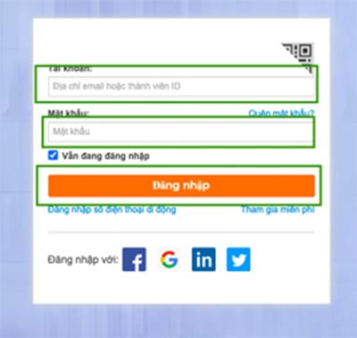 Cách đăng nhập tài khoản Alibaba
