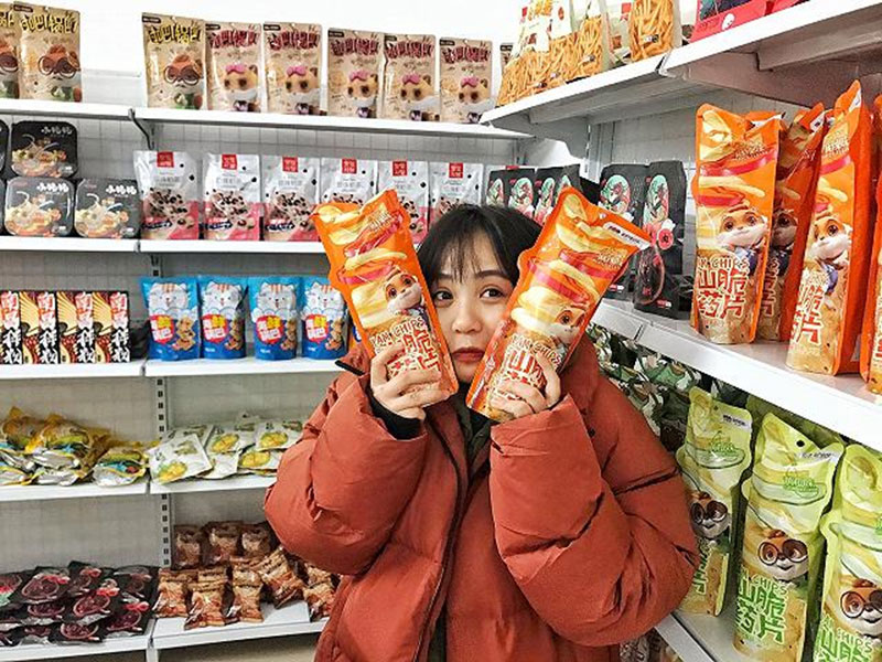 Mặt hàng đồ ăn vặt Trung Quốc gây sốt thời gian gần đây