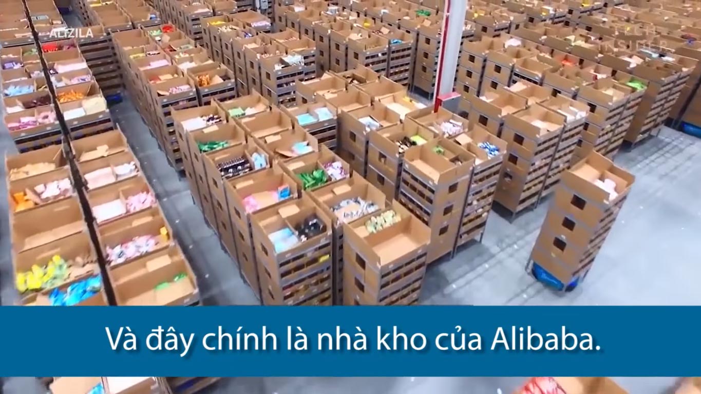 Hàng hóa sau khi được đóng gói và phân loại sẽ được giao tới khách hàng