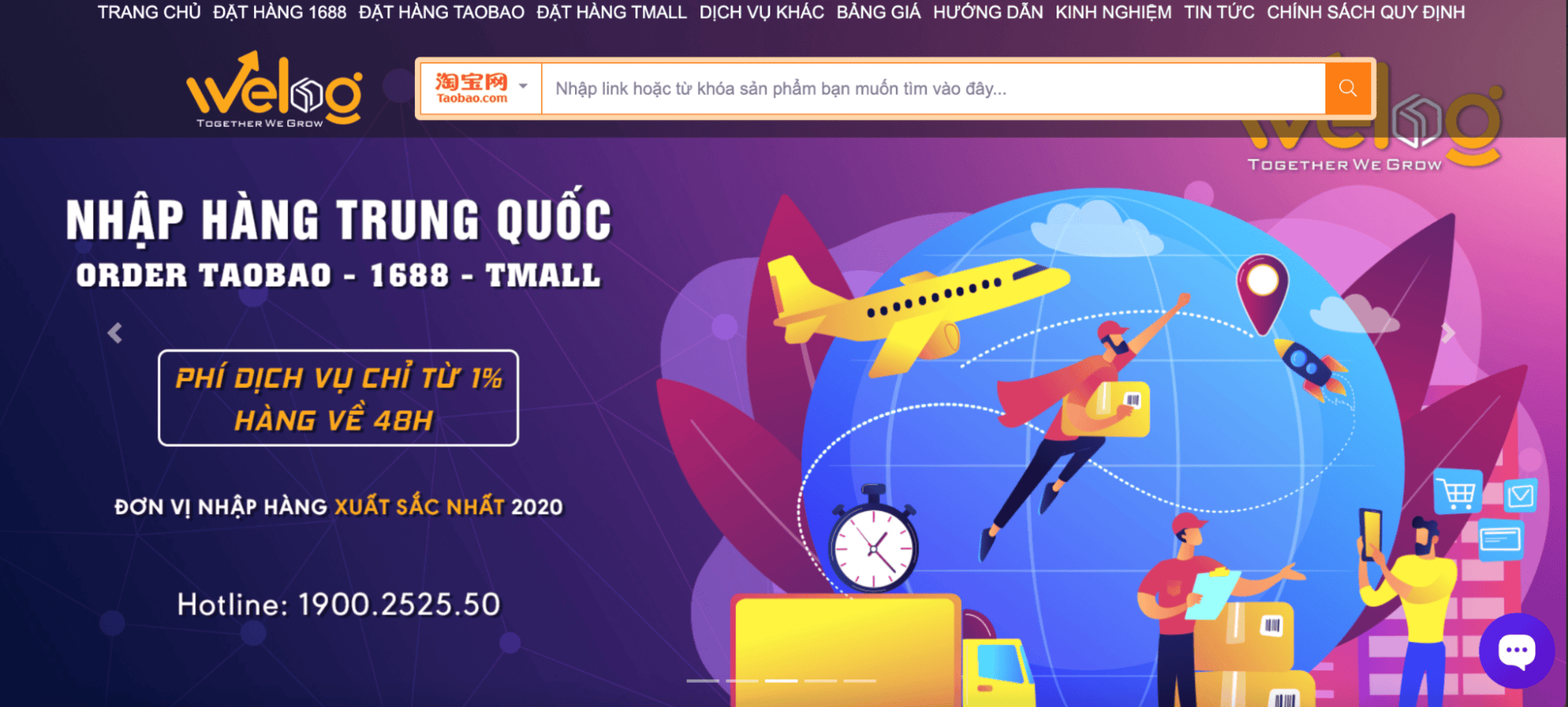 Đơn vị mua hộ hàng Quảng Châu uy tín - Welog