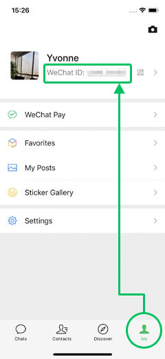 Kiểm tra, chỉnh sửa thông tin, hình ảnh theo ý muốn tại mục Tôi trên Wechat