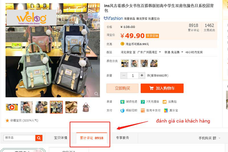 Kinh nghiệm đặt hàng Taobao