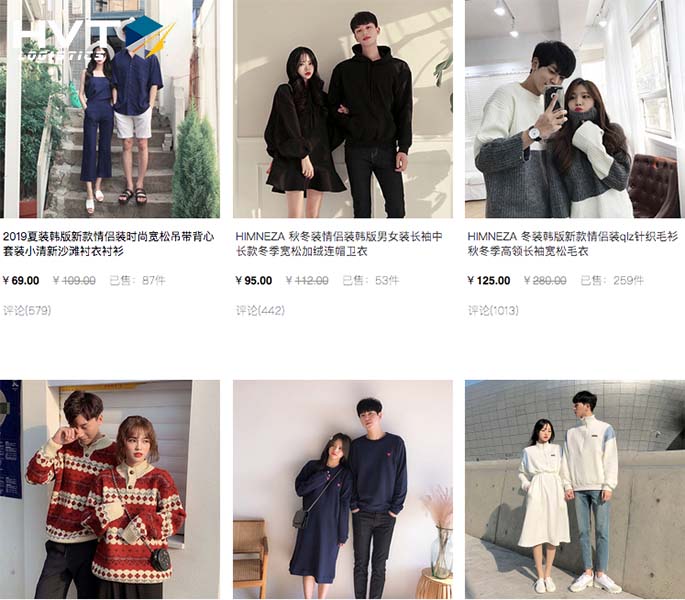 Shop order đồ đôi taobao