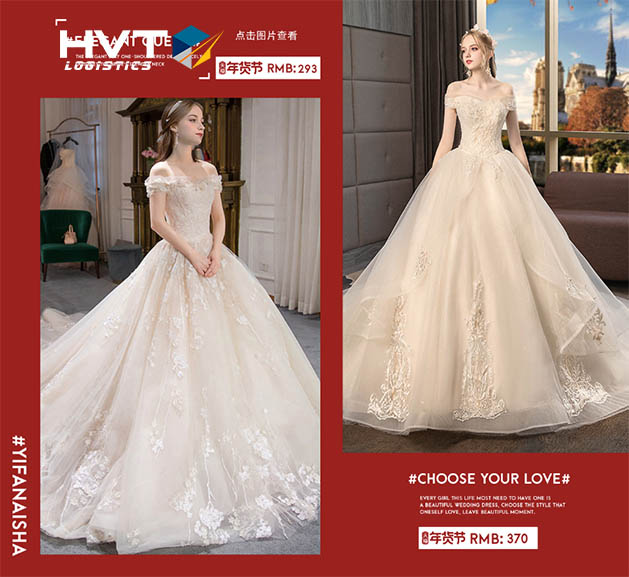 Link shop order váy cưới Taobao