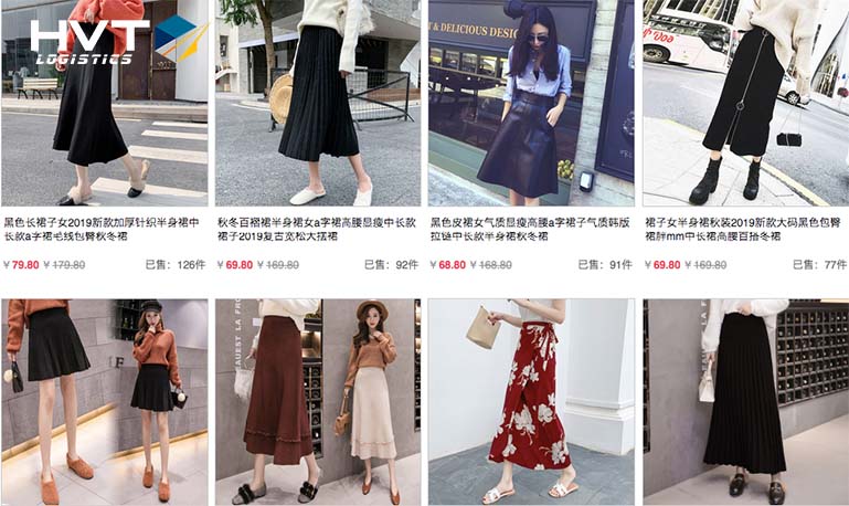 Shop order váy taobao chữ A