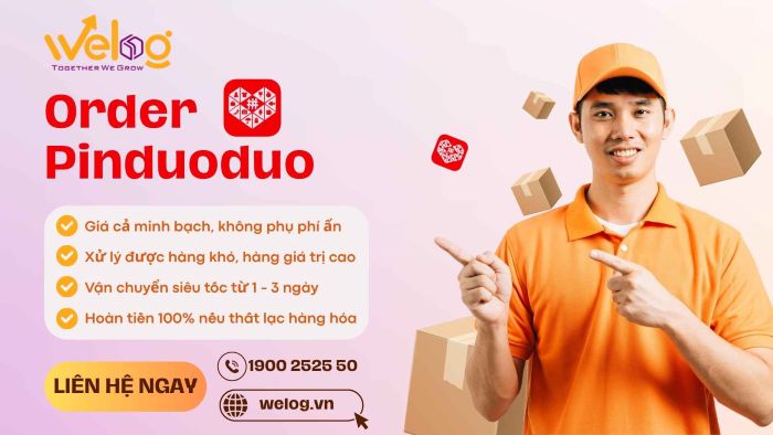 Đặt hàng Pinduoduo nhanh gọn qua WeLog 