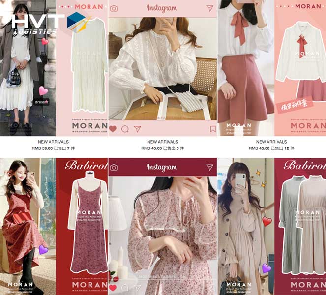 Order moran Taobao với WeLog