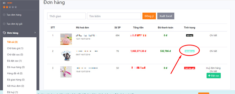 Quy trình đặt đồ đôi trên Taobao