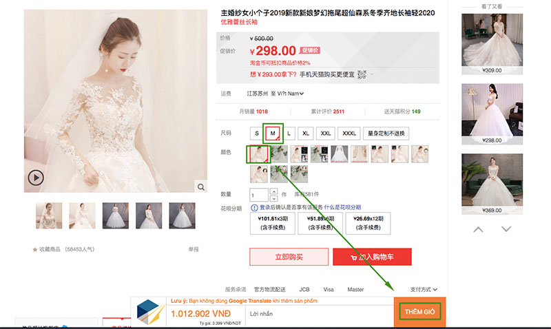 Đăt hàng Taobao Cần Thơ