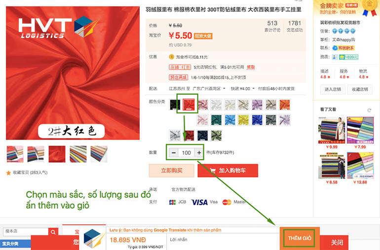 Hướng dẫn order hàng trên taobao tmall 1688