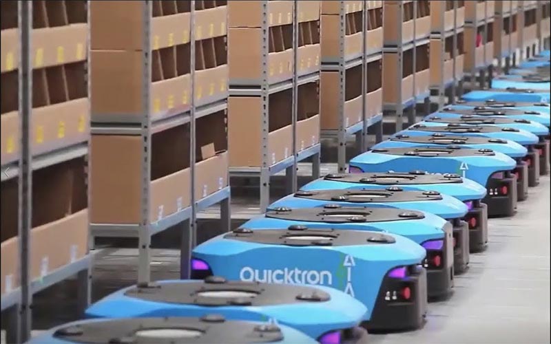 Kho hàng Alibaba tại Trung Quốc vận hành nhờ những robot tự động