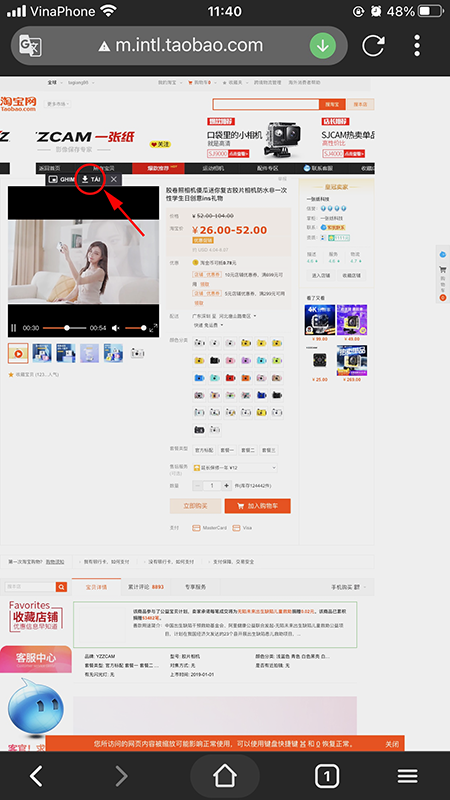 Nhấp vào video về nhấn “Tải” để lưu về máy nhé