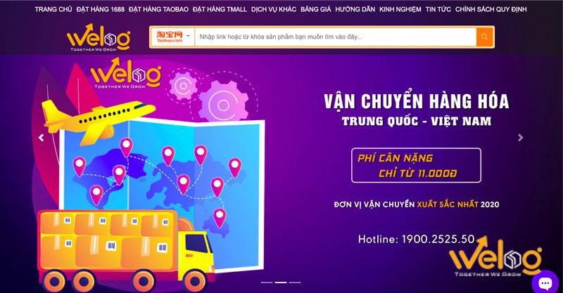 WeLog - đơn vị vận chuyển uy tín hàng đầu