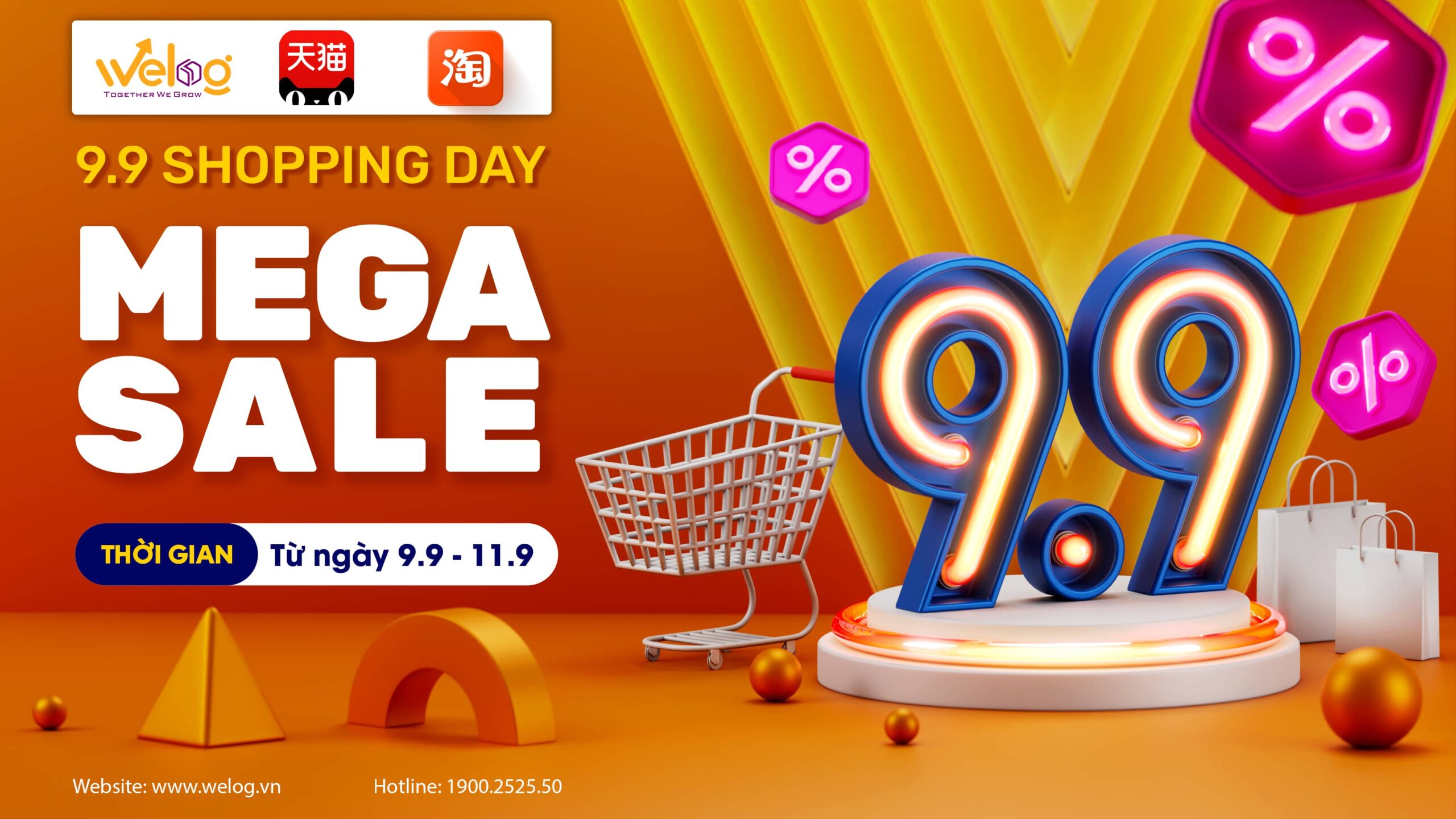 Taobao tmall sale 9.9